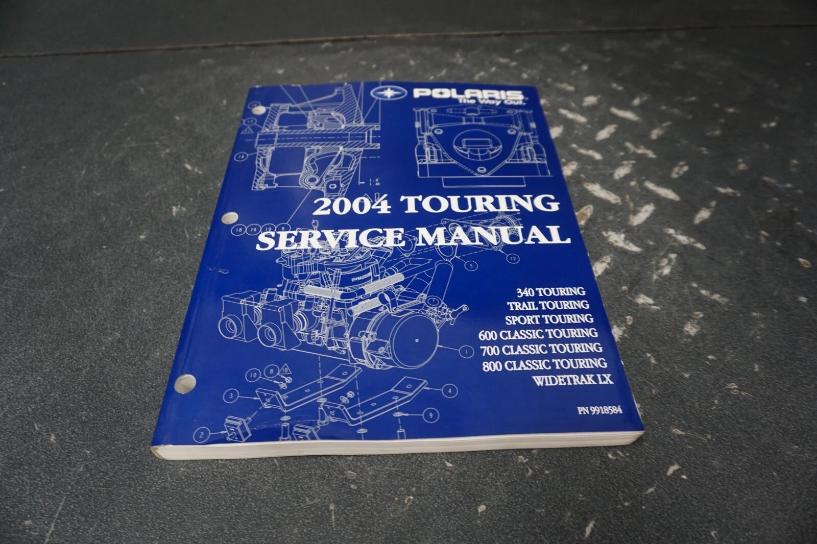 2004 Trail Sport 600 700 800 Classic 340 Touring Polaris OEM Service Manual