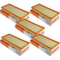 5X Mahle / Knecht LX 1249 Luftfilter Air Filter