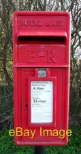 Photo 6x4 Close up, Elizabeth II postbox on Cleeve Road, Hedon Postbox No c2020