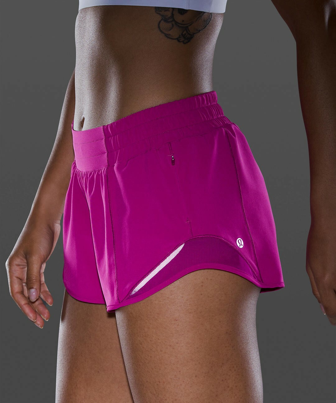 lululemon raspberry shorts
