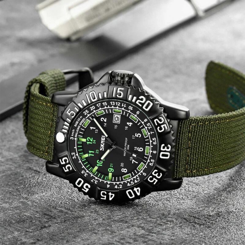 SKMEI Wristwatch Design Luminous Calendar Men Watch Quartz 30M Waterproof 9281