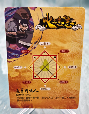 Naruto Doujin CCG Jinin Akebino Swordsman SC-SR-0026 Holo Foil