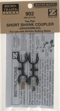 Micro Trains Z Scale ~ (902) Short Shank Coupler ~ 00202010
