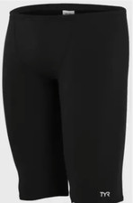 TYR Boys Durafast Jammer -Y I-BD Swimsuit, Black, Size 24