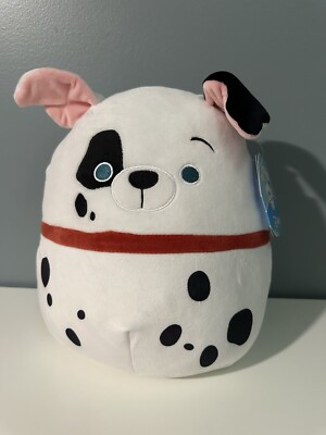 Squishmallow NWT 12 Inch Patch 101 Dalmatians Spotted Dog Disney