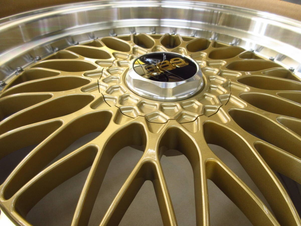BBS Super RS Gold F (20×10J+35)×2, R (20×10J+25)×2 114.3/5H