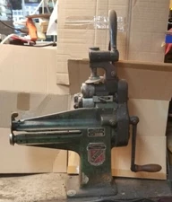 Industrial Vintage Landis Cobbler Tools Shoe Boot Sole Cutter Repair NEW YORK