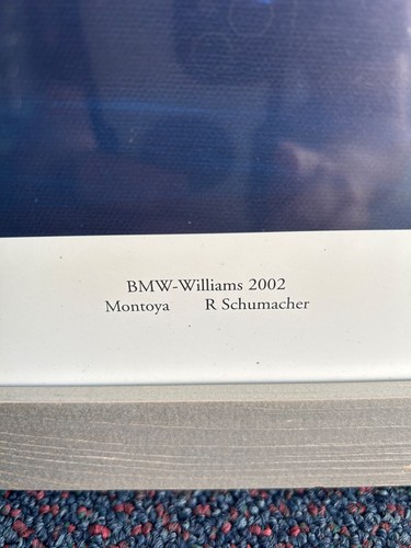 BMW Williams 2002 Montoya & R Schumacher Limited Edition Print 28/500 By A South - Picture 3 of 9