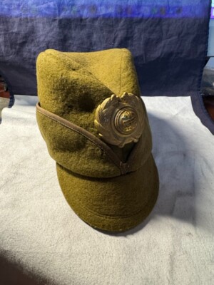 Authentic WW2 Japanese Imperial Army High Officer Hat Cap - Main Image