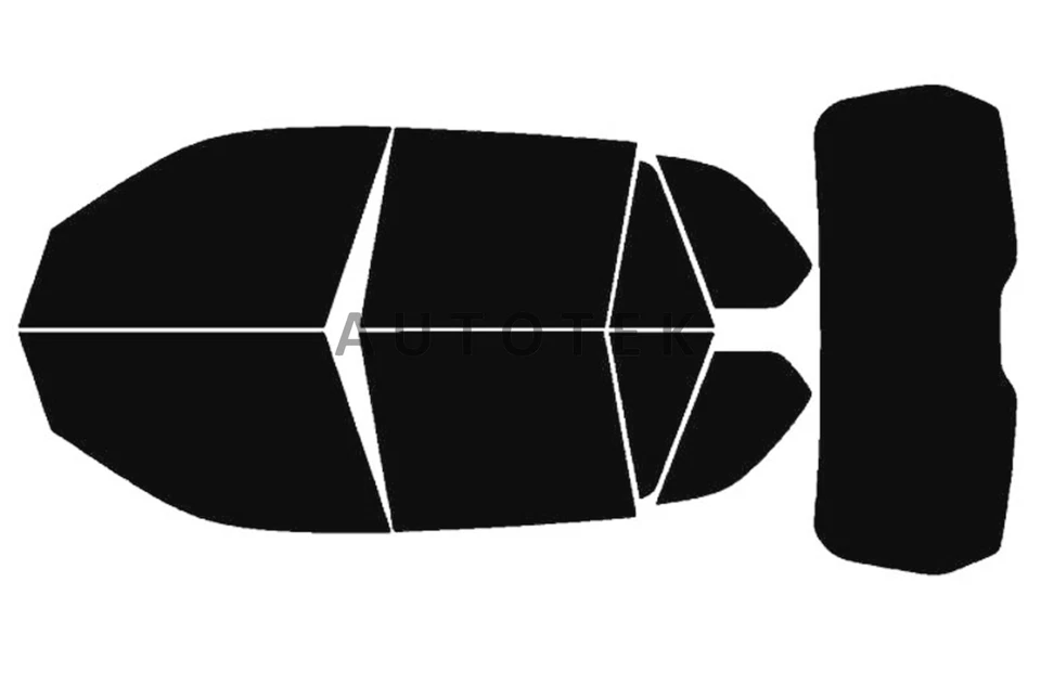 Película precortada en todos los lados + ventana trasera cualquier tono % VLT para BMW X5 (2007-2013) Foto 3 de 4