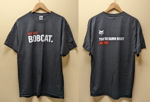 T-shirt noir officiel Bobcat « We Are Bobcat » - S, M, L, XL, 2X & 3X - Photo 1 sur 5
