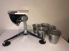 Vintage Saladmaster 5 Star Food Processor 5 Cones Hand Crank EUC