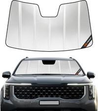 Windshield Sun Shade for Kia Carnival 2021-2026. Reflective Aluminum Film