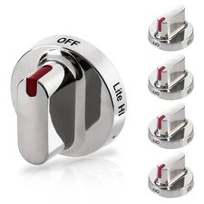 DG64-00473A Stove Knobs Replacement for Samsung Gas Range - Control Dial Knob