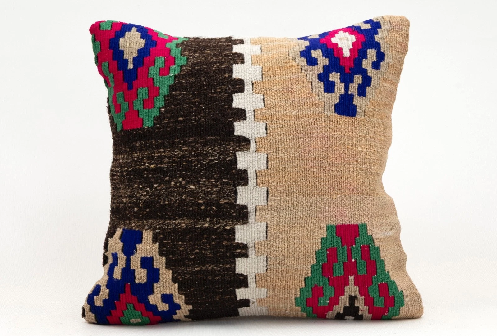 Decorative Pillow Cover, 16x16 in, Ethnic Pillow, Throw Pillow, Sofa Cushion