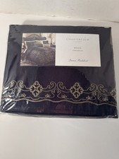 Rare Charter Club Luxury Rouen Navy Queen 18&rdquo;Skirt Drop Bedskirt New