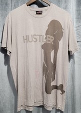Vintage Hustler Silhouette T-Shirt  Black on Gray  Hardcore Since '74 Size XL