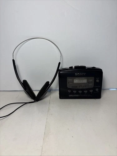 Sony Walkman WM-FX401 AM/FM Cassette Player- Radio Works- Needs Belt