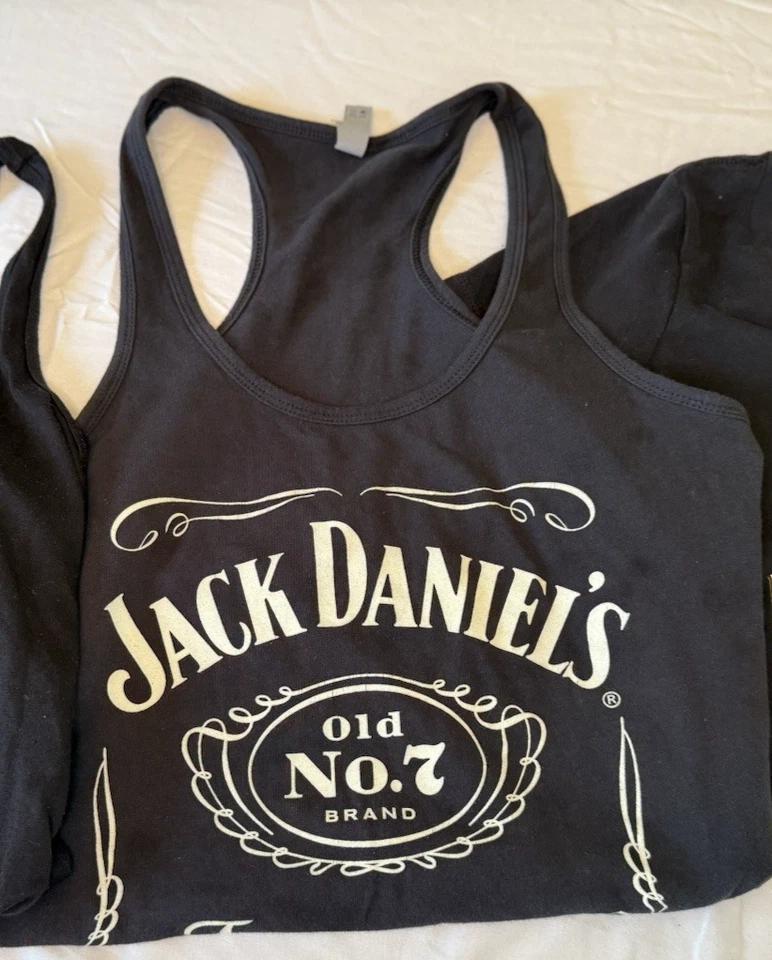 Lote de 3 - Jack Daniels / Honey / Propio 12 Camisetas Negras Mujer Pequeño Whisky Foto 3 de 4