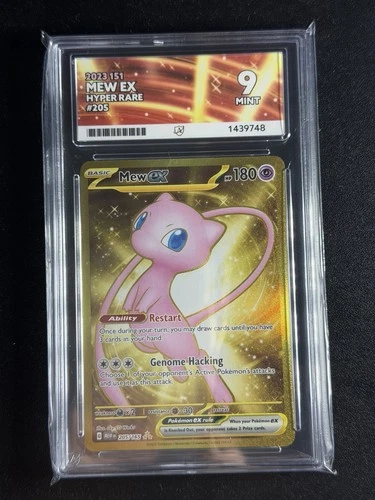 Nintendo Pokémon TCG Mew ex 205/165 SV 151 Hyper Rare Holo English ACE 9