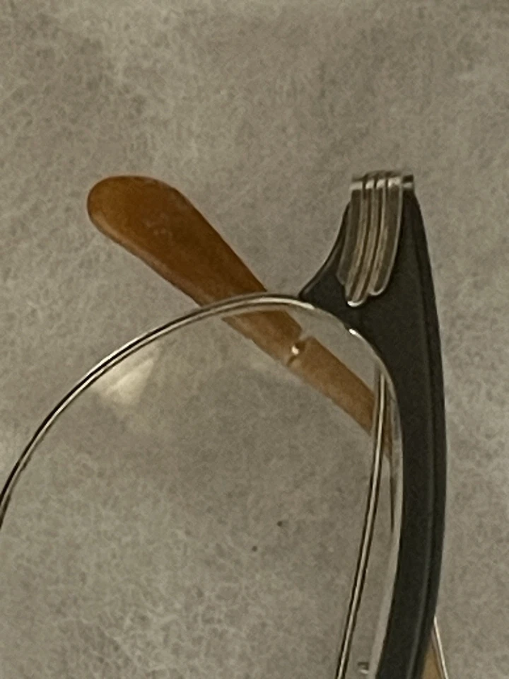 Vintage Bausch & Lomb Browline Glasses 1/10 12K GF 18-46 + Case | 1950s USA - Image 4 of 4