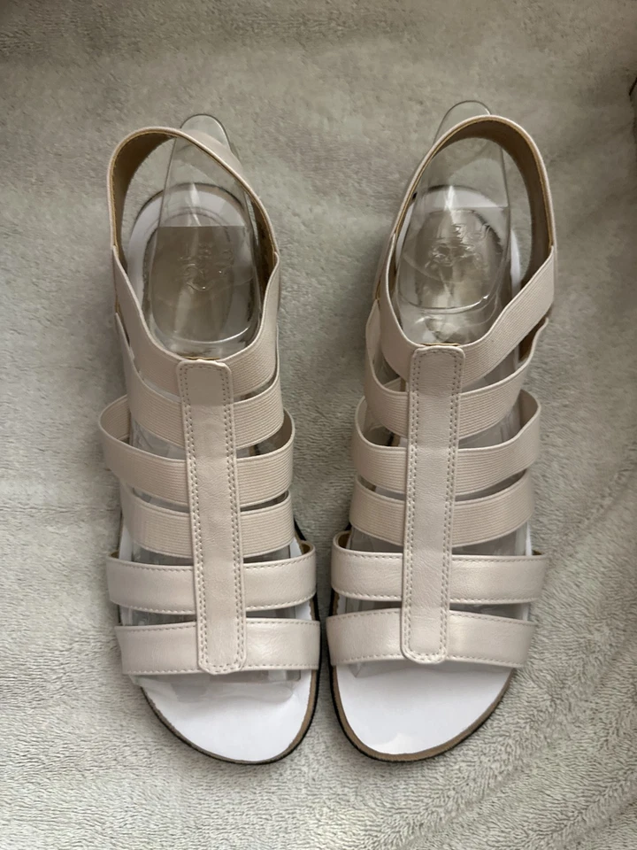 LifeStride Zapatos Mujer Talla 9.5 Rubor Esparta Gladiador Sandalias Tirantes Comodidad Foto 3 de 4