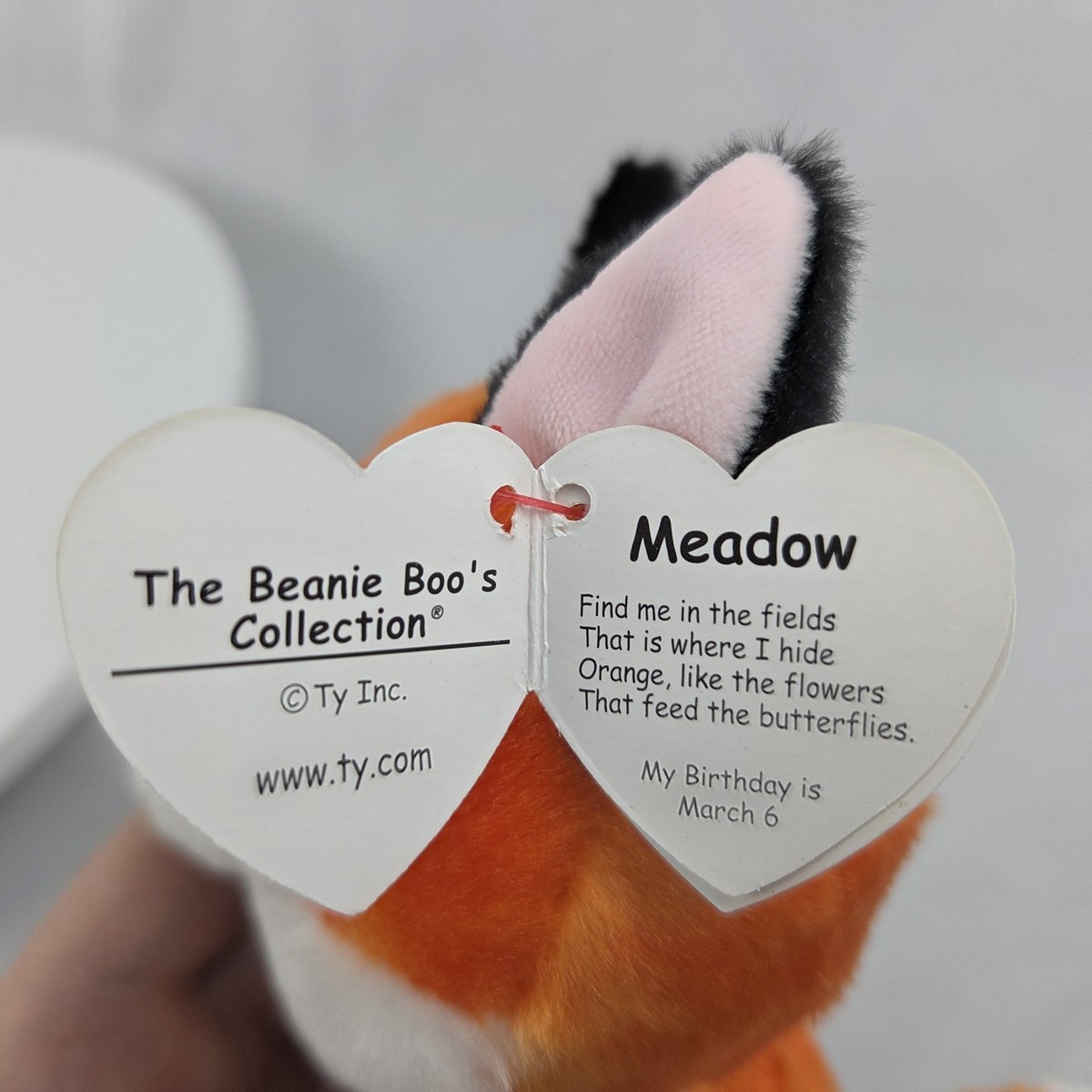 Ty Beanie Boos - MEADOW the Fox 6