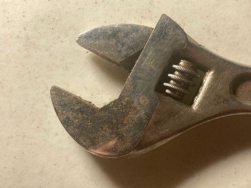 Vintage Center Adjustable Wrench 8" inch Drop Forged - Picture 5 of 8