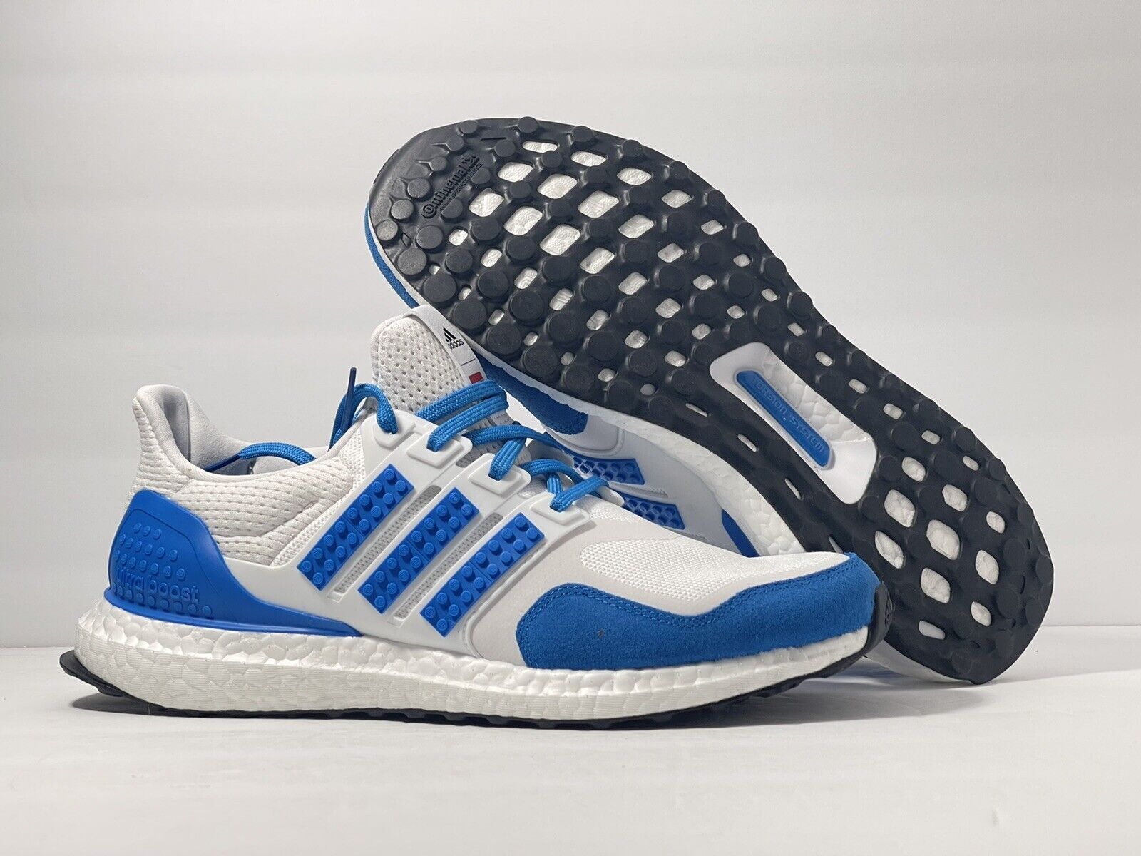 Adidas Ultra Boost LEGO Color Pack Men&#039;s White Blue Black Running Shoes H67952 |