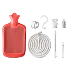 2 Liters Medical Enema Kit Colon Anal Douche Cleanse Water Bottle Bag Reusable