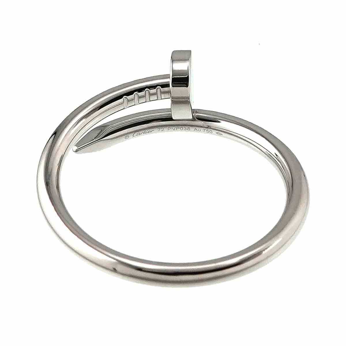 Cartier Juste Un Clou Ring 18K White Gold 750 Size72 13.75 Cartier Juste Un Clou Ring 18K White Gold 750 Size72 13.75