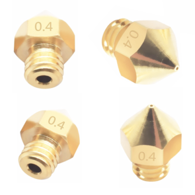 6 Ugelli Per Stampante 3D 0.4mm | Adatti Per Alfawise U10, U20, U30, U30 Pro | Filetto M6