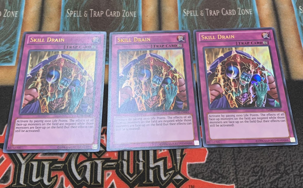 Skill Drain Ultra Rare TU08-EN001 Yugioh - PLAYSET