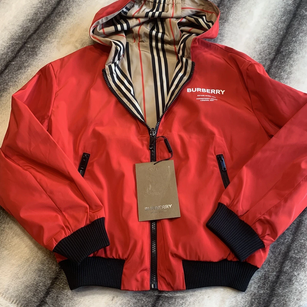 Burberry Tommy Icon Bright Red Size 10 |