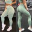 thumbnail 23 - Women's Camo Seamless Yoga Suit Crop Top+Pants Set Leggings Shirt Sports Fitness