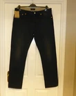 BNWT BELSTAFF LONGTON WASHED BLACK SLIM JEANS ,  36" W 32"L