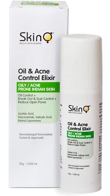 SkinQ Oil & Acne Control Elixir Serum for Anti Acne Therapy -30 gms