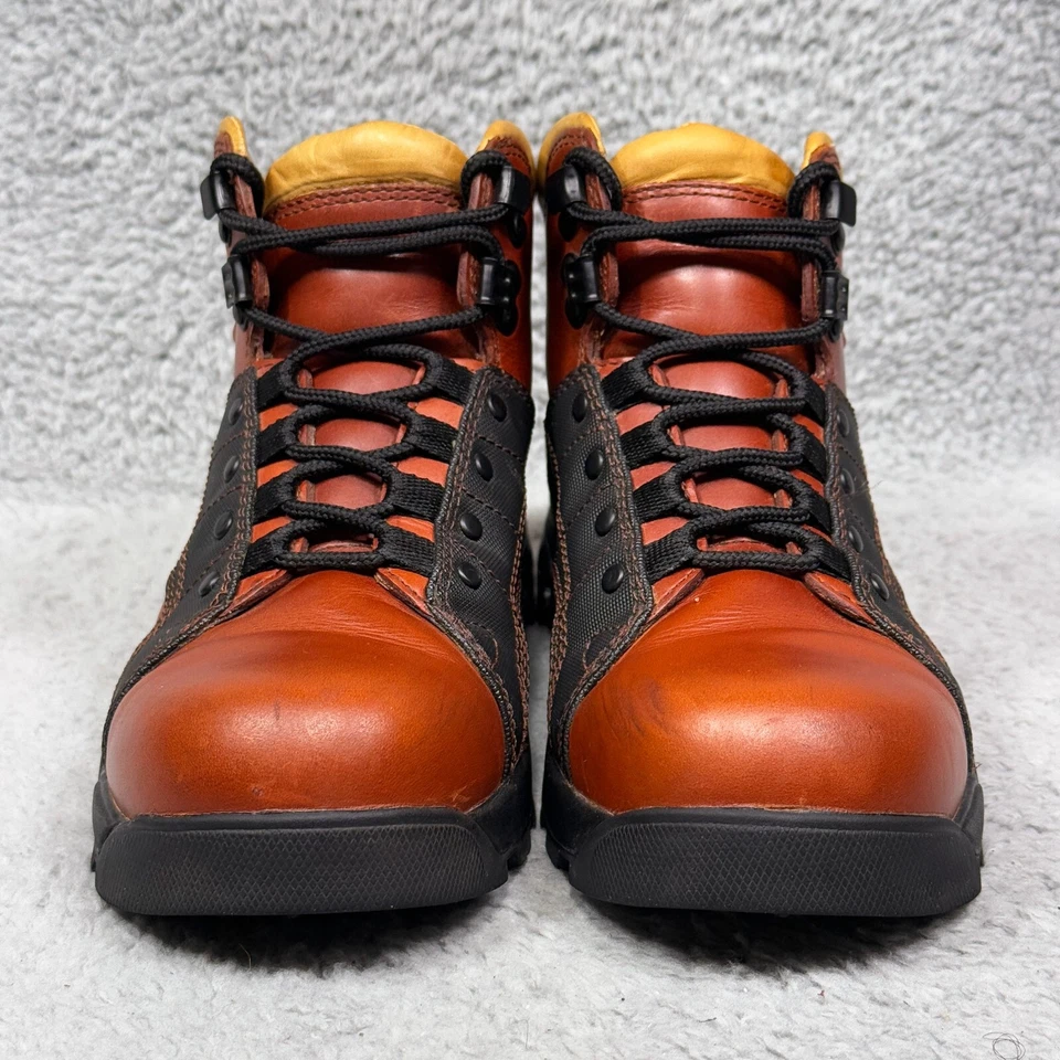 Nike ACG Air Adventurist Mens Size 6.5 Hiking Boots Black Brown Leather Vintage - Image 2 of 4