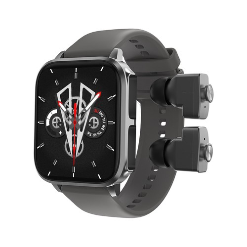 2 in 1 Smart Watch with Earbuds True Wireless Smartwatch Bluetooth Headsets New - Photo 15 sur 17
