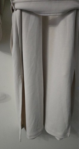Stradivarius Ladies Oversize Light Beige Belted Pockets Long Trench Coat sz16-18 - Picture 5 of 14