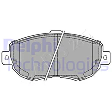 DELPHI Disc Brake Pad Set For LEXUS TOYOTA Gs Is I Sportcross Supra 0449130330