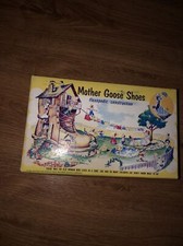 Vintage 1954 Mother Goose Children's Shoe Box. Great Collectible,Empty Clean