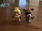 funko mystery minis Fnaf Pack Of 2 Withered Chica And Foxy