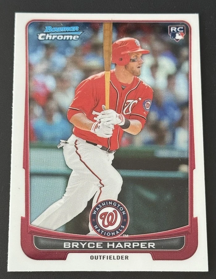 2012 Bowman Chrome Draft Bryce Harper #10 Rookie RC