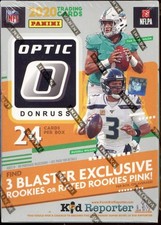 2020 Panini Optic Football Blaster Box SEALED HERBERT BURROW DOWNTOWNS