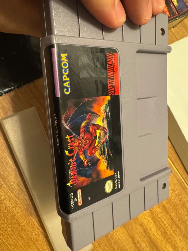 Demon’s Crest Super NES Nintendo SNES RARE authentic CIB complete video game DC - Image 4 of 4