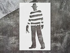 Freddy Krueger Halloween Stencil for Spooky Wall Art - StencilAir