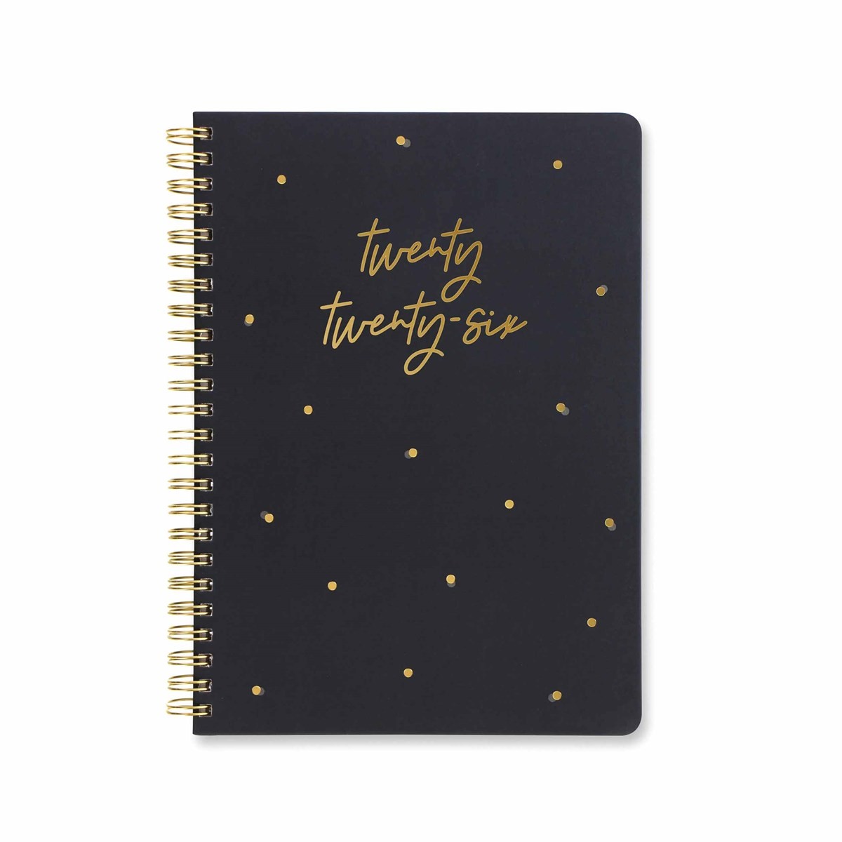 Celebrate Black A5 Diary 2026, General Diaries, Week To View, Basics, Gift