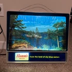 1956 Vintage Hamm’s TV Rippler Motion Moving Water Lighted Beer Sign! READ DESC