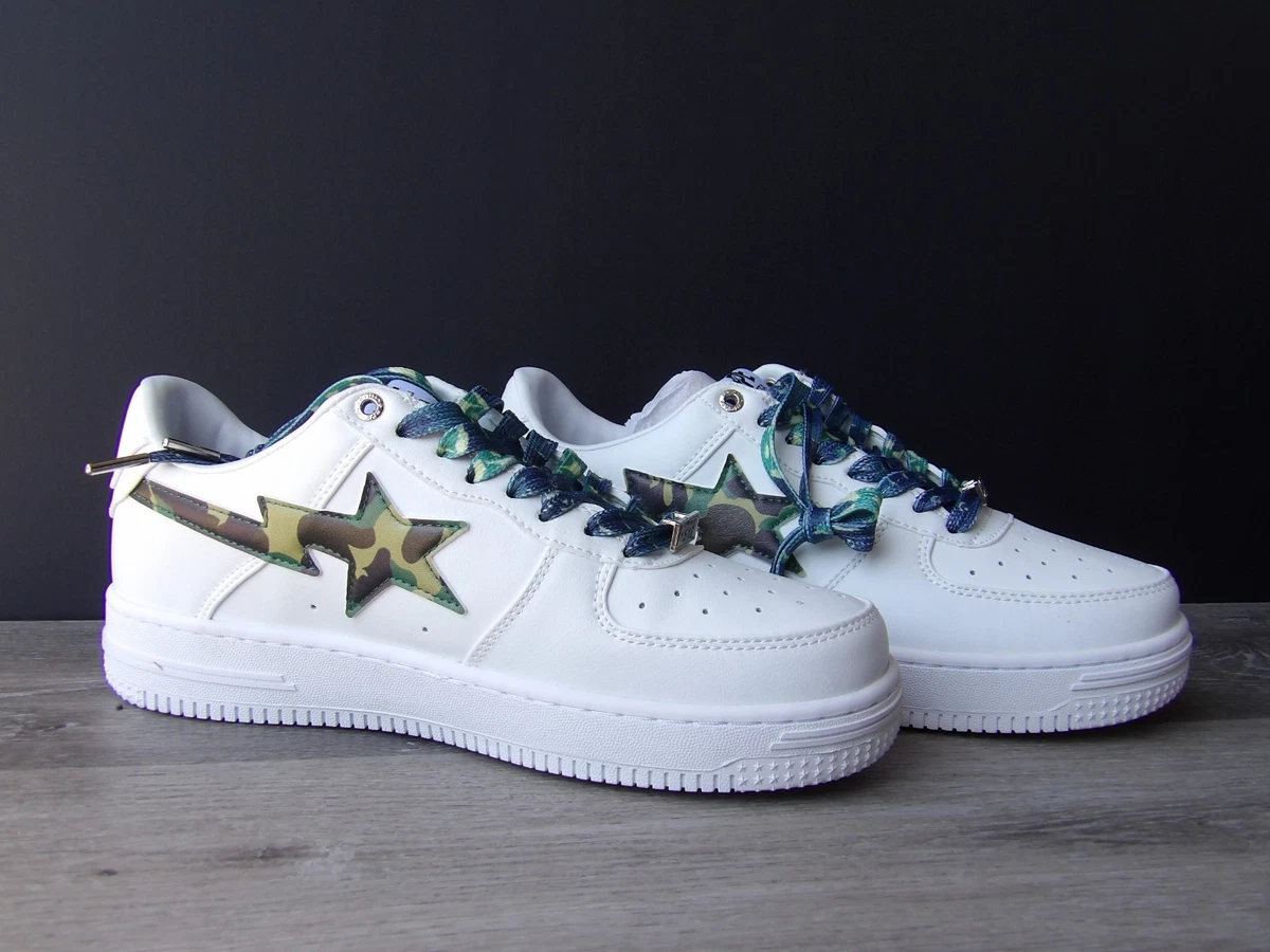 A Bathing Ape BAPE Sk8 Sta Low Green Camo for sale | eBay